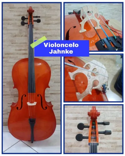 Violoncelo Jahnke 4/4 verniz brilhante 