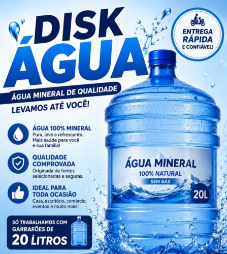 Venda de Disque Água Mineral