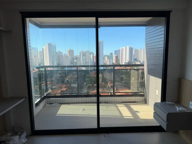 Porta de Correr de Vidro Nova - Esquadria (2,725 x 2,37m)