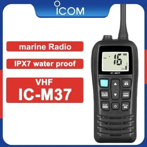 Rádio vhf marine transcerver IC-M37. Oferta válida por tempo limitado.