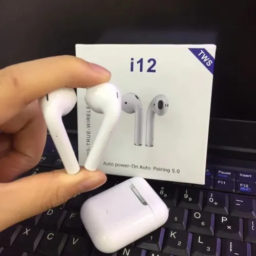 Fone Bluetooth i12 TWS Sem Fio