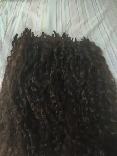 Cabelo humano crespo cacho 2 