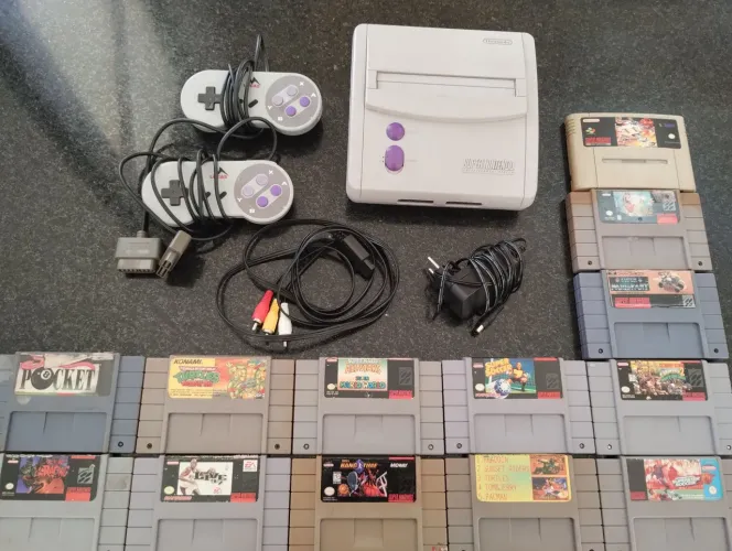 Super Nintendo + jogos