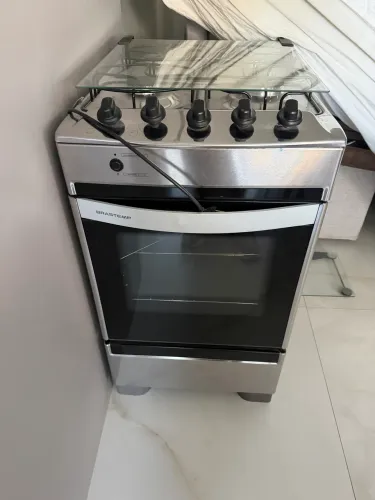 Fogão Brastemp 4 bocas inox impecável