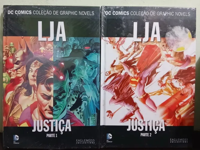 EAGLEMOSS LJA JUSTIÇA PARTE 1 E 2 LACRADA