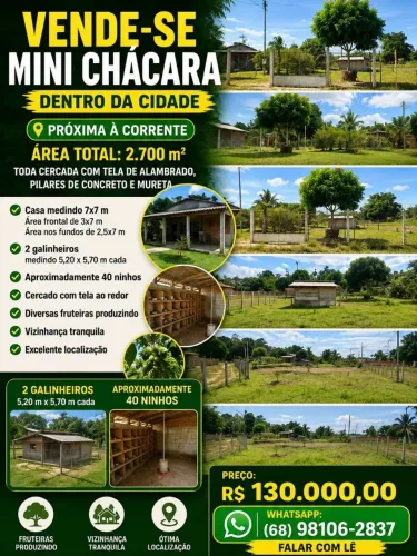 Sítio e chácara