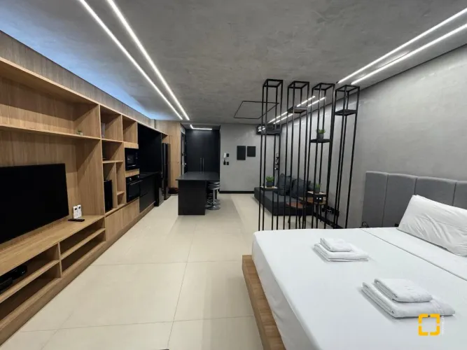 Studio incrível no Jardim Milano, no coração de Florianópolis
