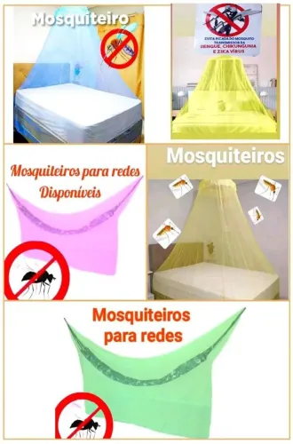 Mosquiteiro disponíveis pra camas e para redes