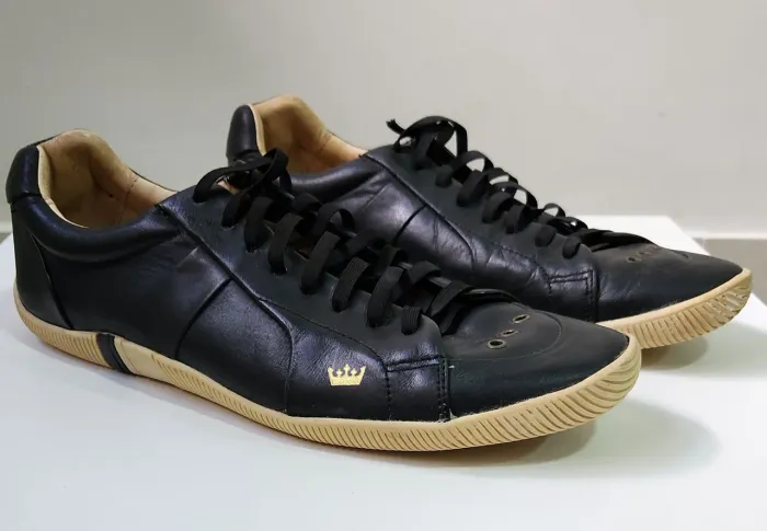 Tênis Slip On Osklen Original Couro Preto Nº 43 - Impecável - Casual Premium Sapatilha