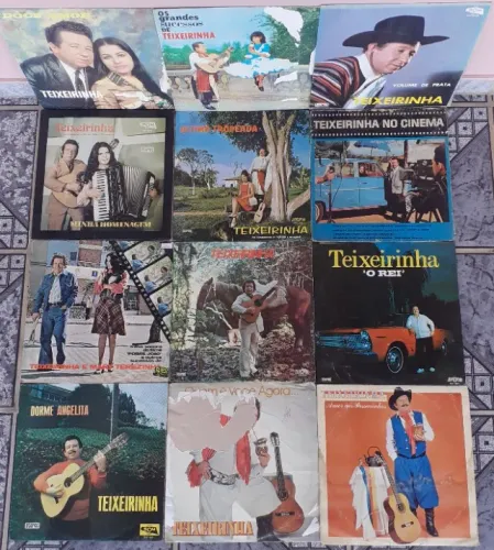 Lps - Teixeirinha - lote com 12 discos de vinil anos 70 e 80