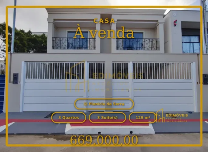 Casa em Planície da Serra: Iluminação Natural e Ventilação Privilegiada