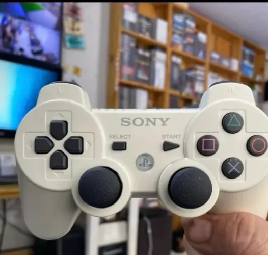 Controle Ps3 Dual Shock Sixaxis edição Especial Branco