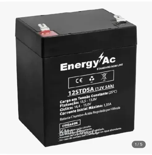 BATERIAS NOBREAK 12V 5AMP