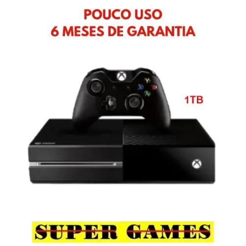 XboxOne 1TB (ótimo). Loja física desde 2004, Aceitamos Troca, próximo ao Metrô.