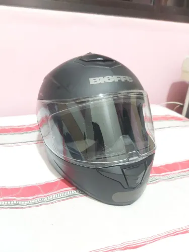 Capacete Bieffe, tam 58, Preto Fosco