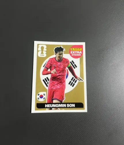 Figurinha Extra Sticker Son Heung-min Ouro Copa 2026 Panini