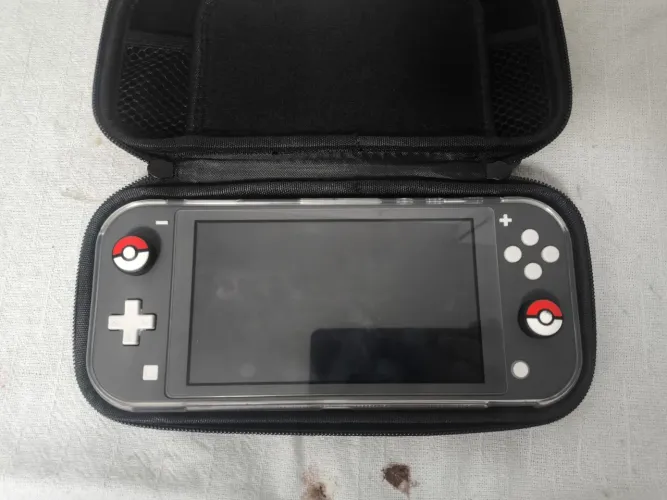 Nintendo Switch Lite Cinza Desbloqueado + 256GB + Acessórios