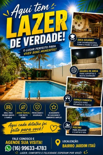 Área de lazer jardim Itaú