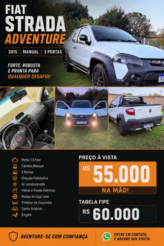 Fiat Strada Adventure1.8/ 1.8 Locker Flex CD 2015