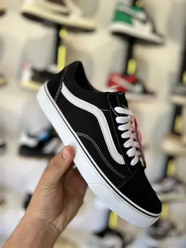 Tênis Vans Old Skool Unissex Premium Cor: Preto/Branco - Disponível 34 AO 43