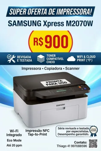 Impressora laser Samsung 2070w