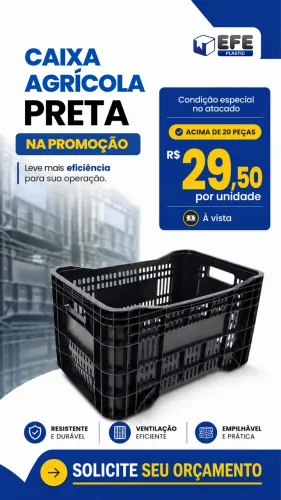 Caixa Plastica hortifruti !!