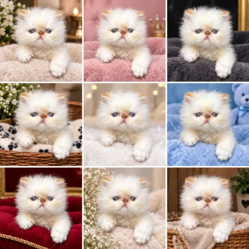 Filhotes de gatinhos Persas e Exóticos