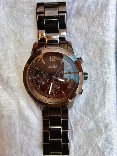 Relógio Guess Waterpro Bronze - Original U16003G2