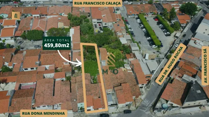 Terreno à venda, 459 m² por R$ 500.000,00 - Álvaro Weyne - Fortaleza/CE