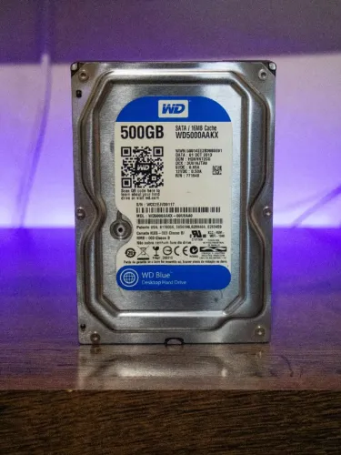 Disco Rígido - Hd Wd Blue 500 Gb 7200 Rpm (Usado)