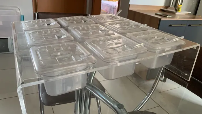 Dispenser para sorveteria e açaiteria