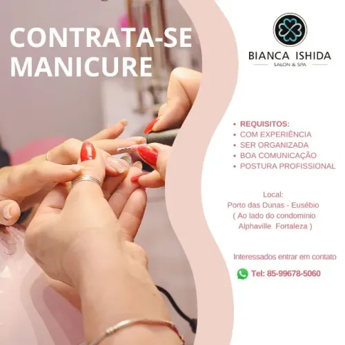 Contrata-se Manicure