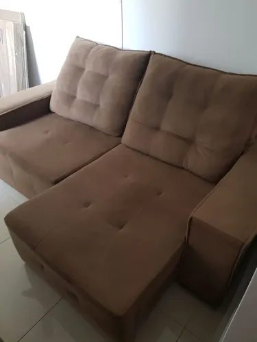 Sofá Retrátil e Reclinável Higienizado 2,10mts