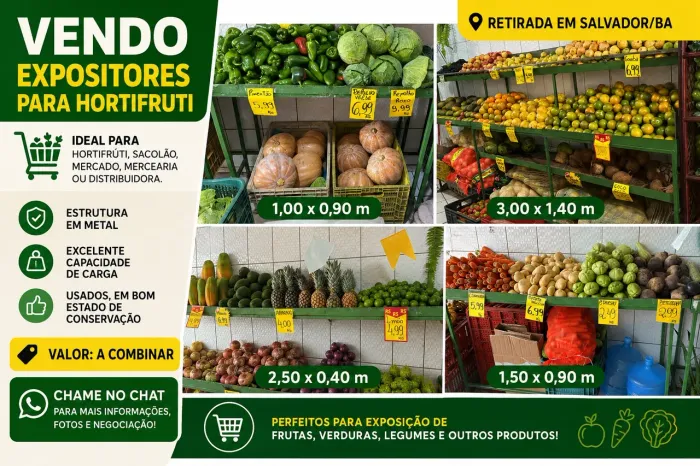 BANCAS / VASCAS PARA HORTIFRUTI