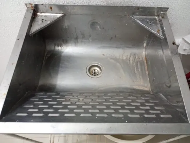 pia inox enorme 60 x 45