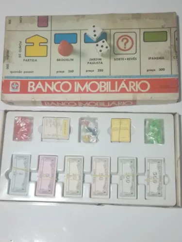 Banco Imobiliário da Estrela anos 80
