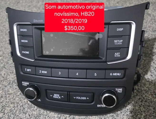 Som automotivo HB20