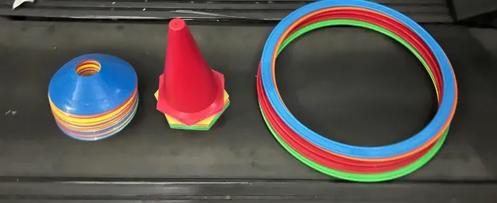 Kit de de três tipos de obstáculos academia