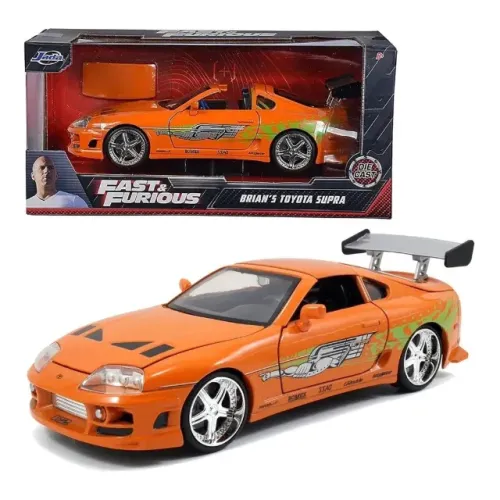 MINIATURA TOYOTA SUPRA VELOZES E FURIOSOS 1/24 - JADA TOYS