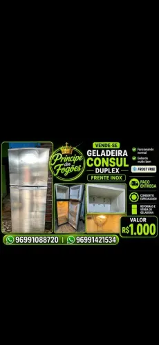 Vendo geladeiras funcionando perfeitamente!gelando super bem fazemos entrega *95