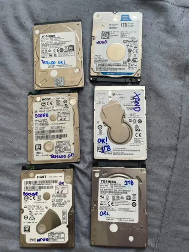 HD de 500gb e 1tb