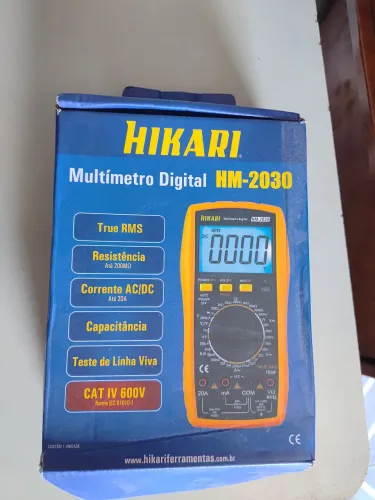 Multímetro digital hikari MH 2030. Fala com Edimilson celular: *. R$235,00.