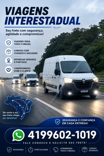 Frete Viagem & Mudanças  SC SP RJ GO PR 