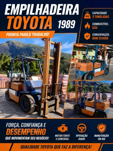 Empilhadeira Toyota 1989