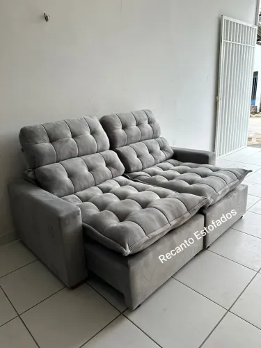 Sofá retrátil reclinável da fábrica pronta entrega