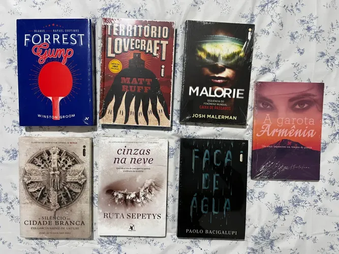 Livros Novos no plástico