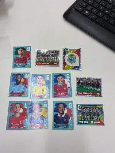 Figurinhas Copa do Mundo 2026 (CR7, Mbappé, etc.)