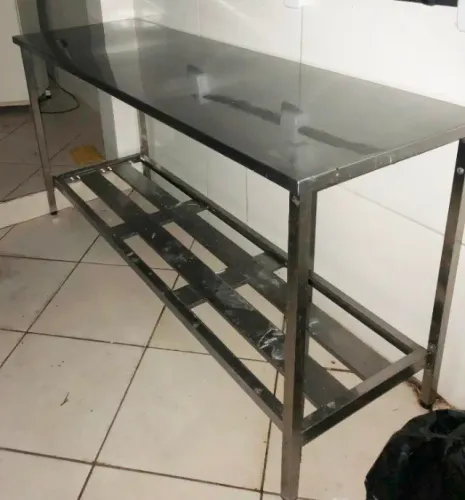 MESA INOX COMERCIAL