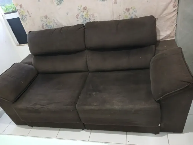 Sofá retrátil 3 lugares