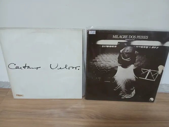 Disco vinil Milton Nascimento Milagre dos Peixes e Caetano Veloso